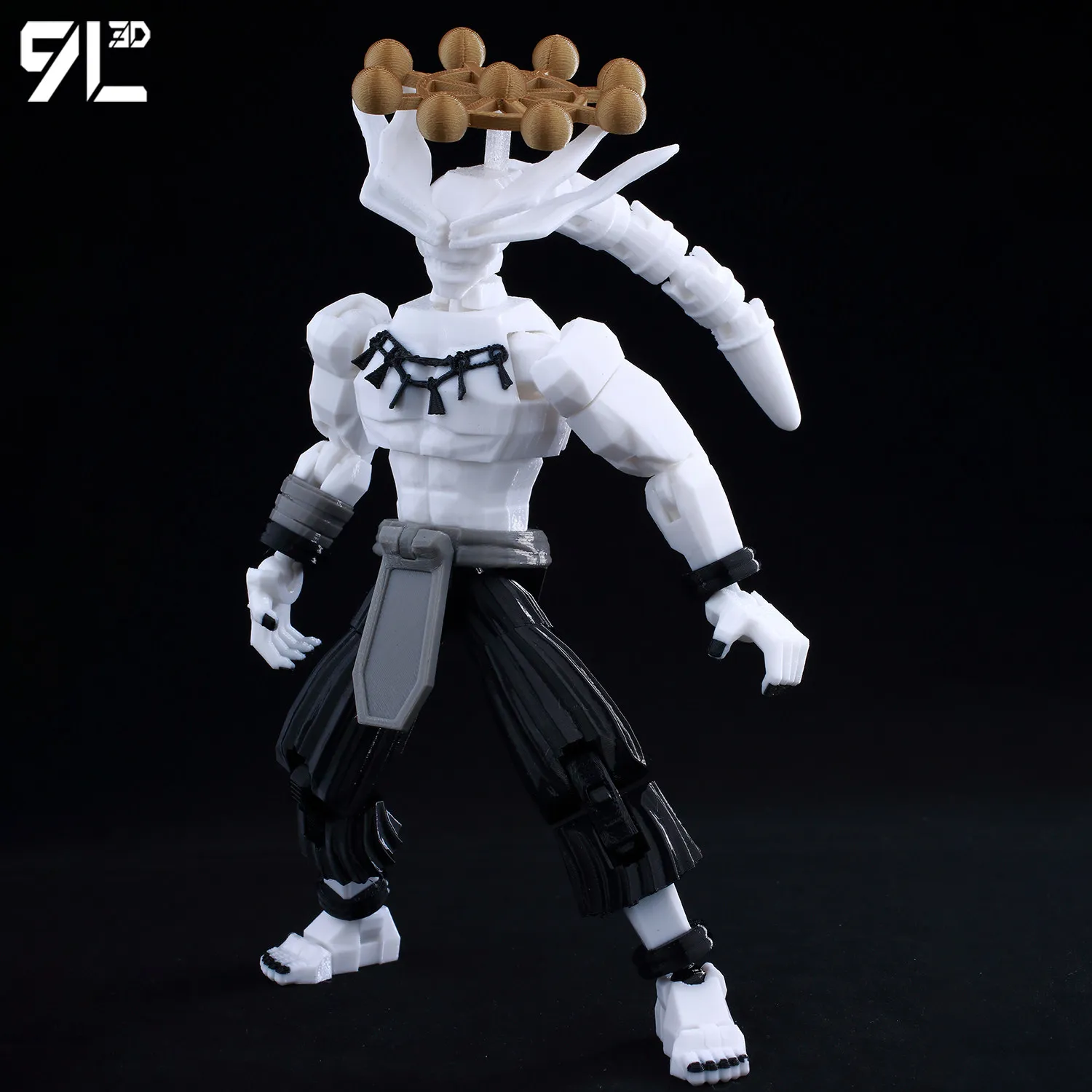 Фото ​ Коллекционная фигурка 9L3D Lucky13 Gojo Sukuna Jujutsu Fushiguro Toji Gojo Satoru Action Figure Dummy13 T13 Multi-Jointed Titan13 №4