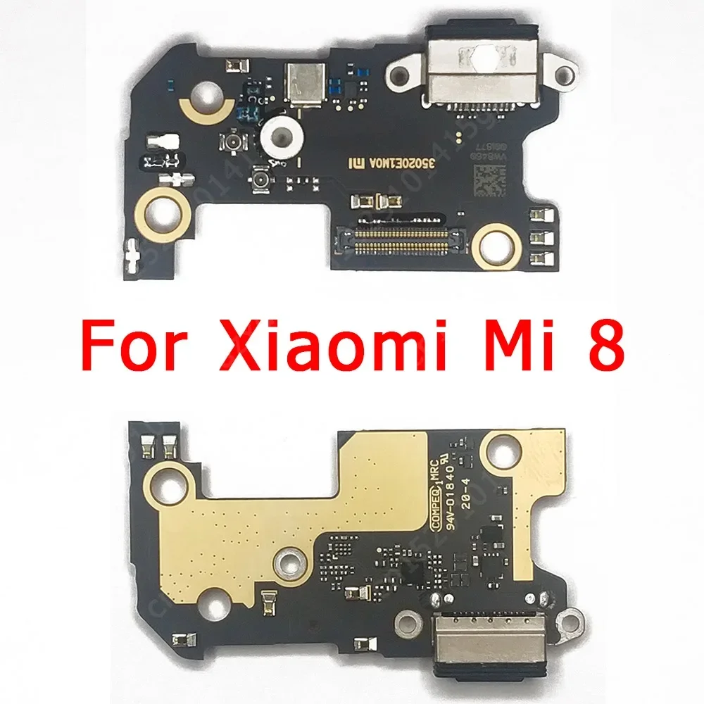 Зарядный порт для Xiaomi Mi 8 Lite SE Mi8 Pro зарядная плата Usb-разъем гибкий кабель замена