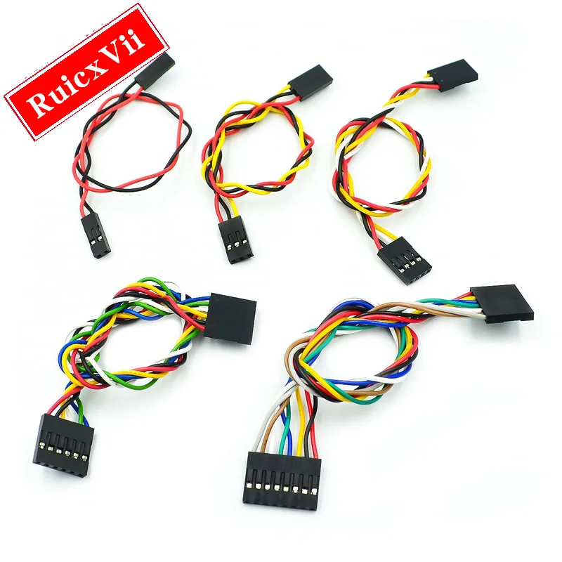 Новинка! 10 шт./лот 2/3/4/6/8 PIN 20 см Джампер провод/кабель dupont макетная плата +
