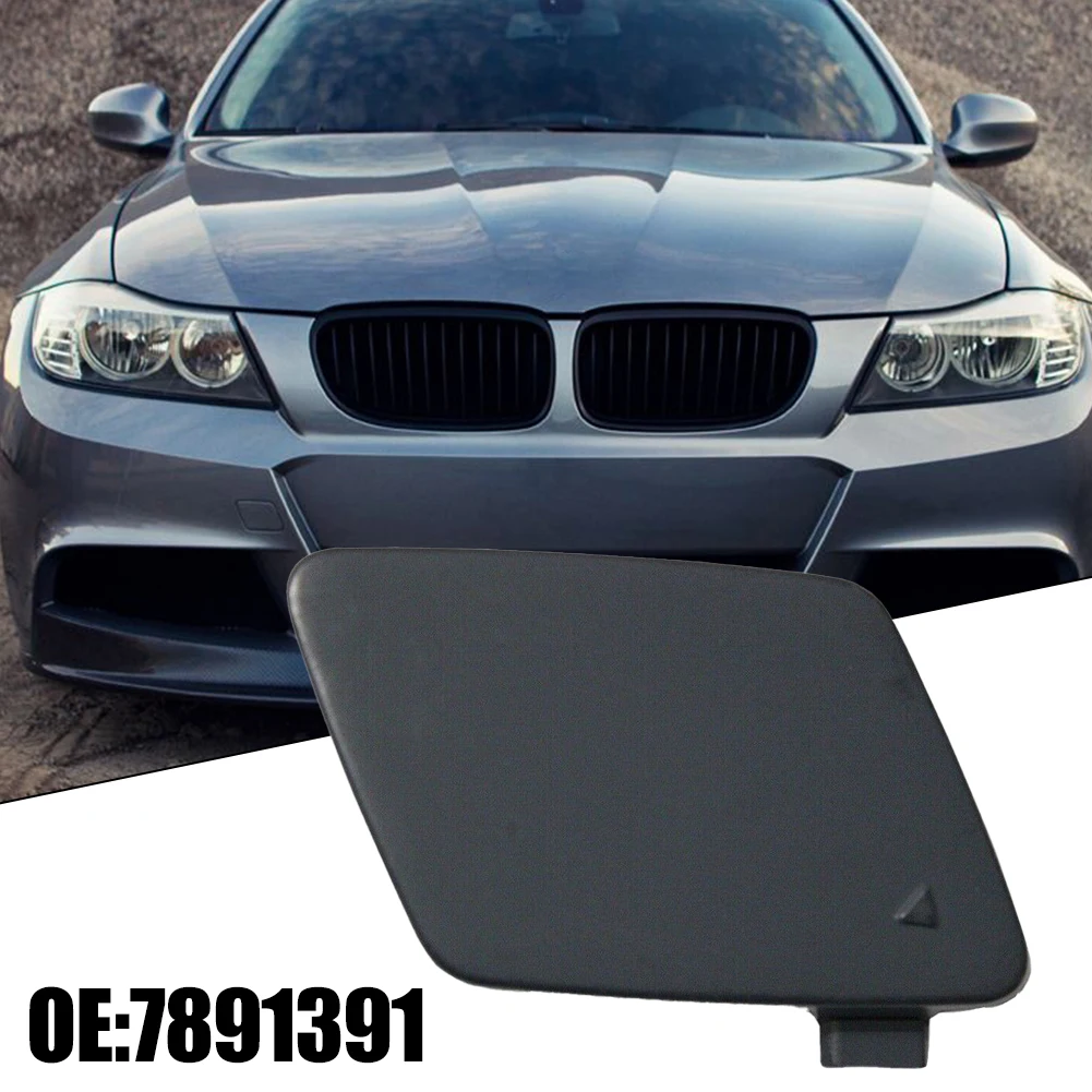 

1pc Black Plastic Tow Hook Cover For BMW 3 LCI E90 E91 2009-2012 M SPORT Front Bumper Tow Hook Eye Cover 7891391