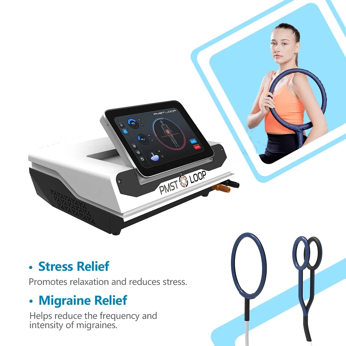 Неинвазивная пемф-терапия физиомагнитотерапия PMST LOOP Pro Max оборудование для