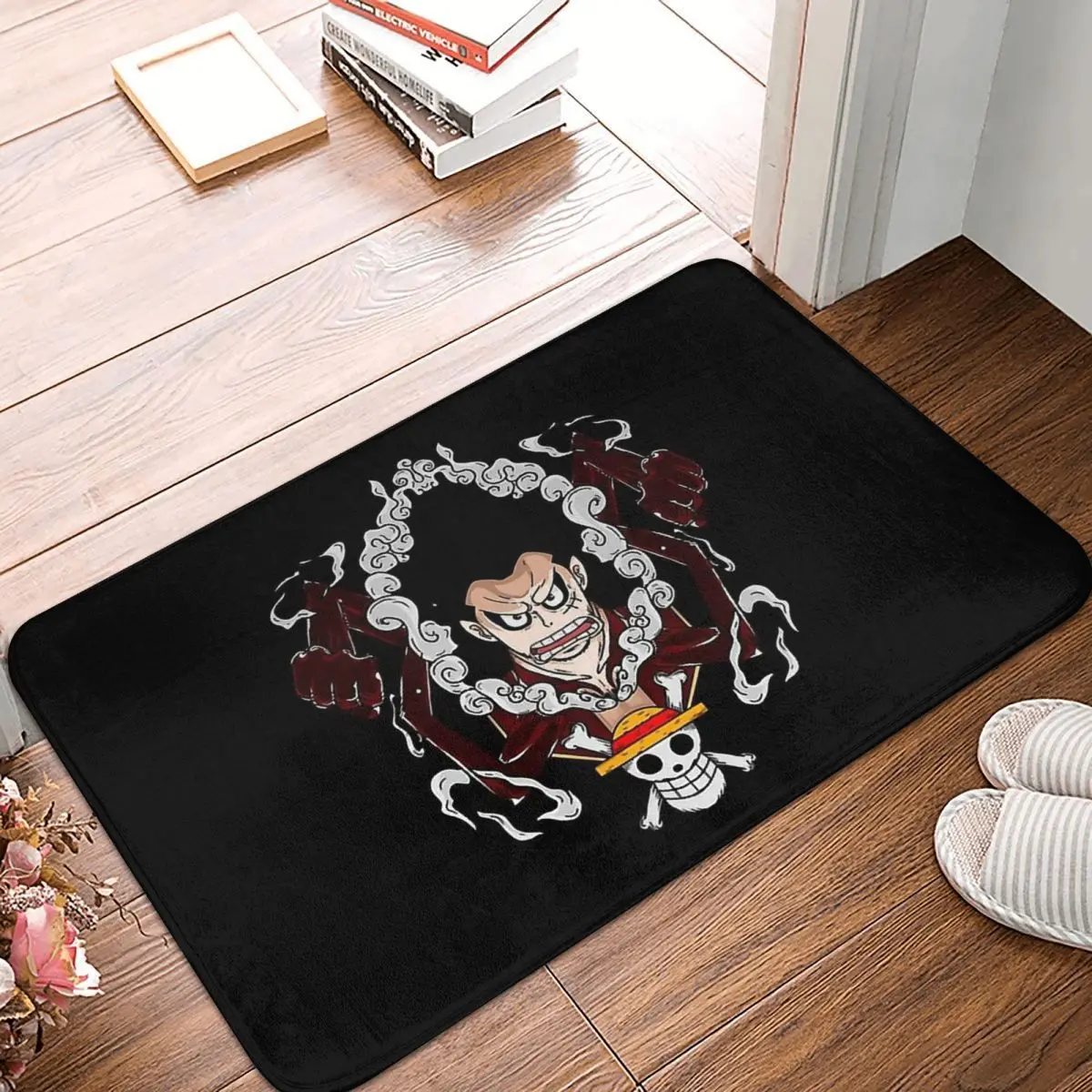 

Цельный нескользящий Придверный коврик, кухонный коврик Monkey D Luffy Gear, 4-х напольный ковер, декоративный коврик для входной двери