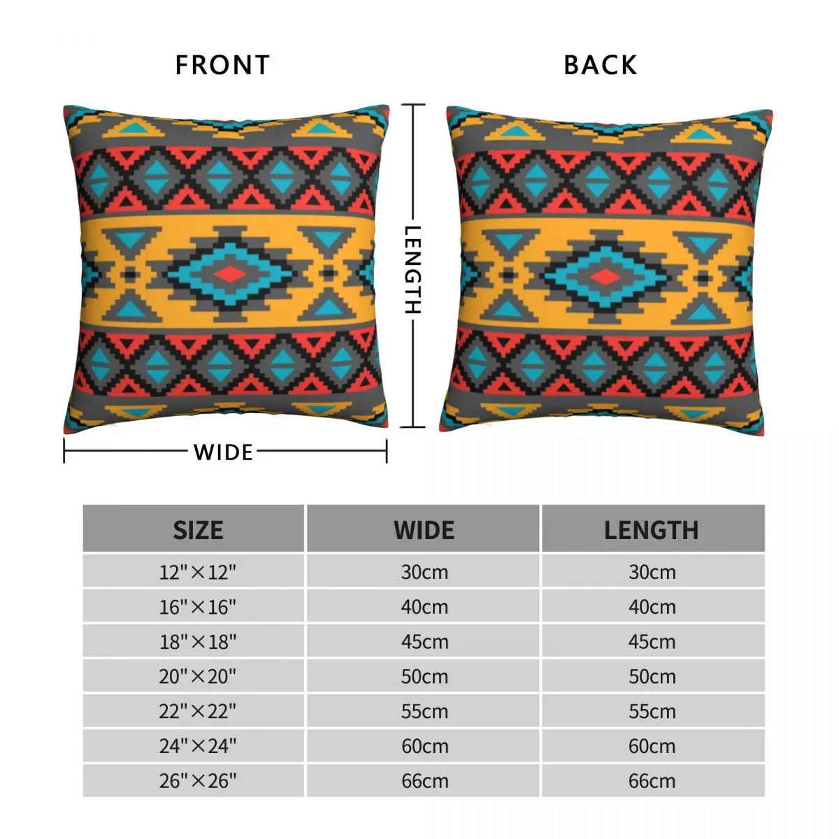 Чехол для подушки с узором в виде ацтексов полиэстер лен бархат креативная