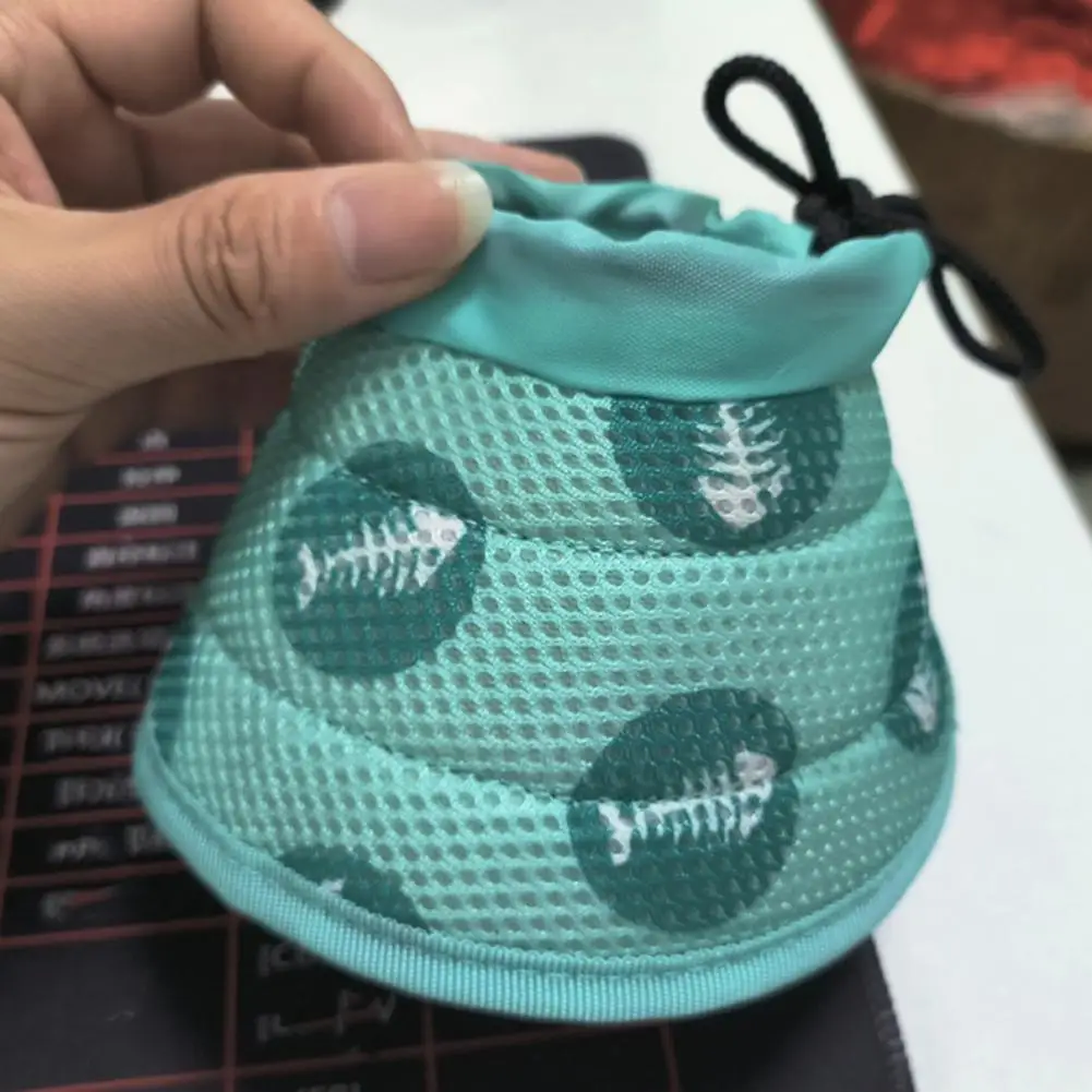 Мягкий шейный ошейник для домашних животных дышащая сетчатая ткань анти-лизация