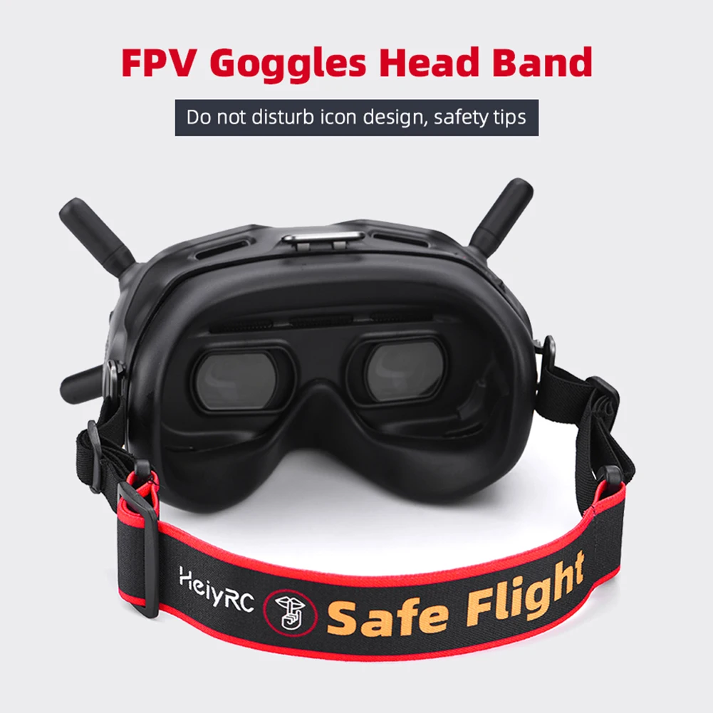 

Регулируемая повязка на голову фиксированный ремешок с держателем аккумулятора отверстие летающие очки для дрона повязка на голову для по...