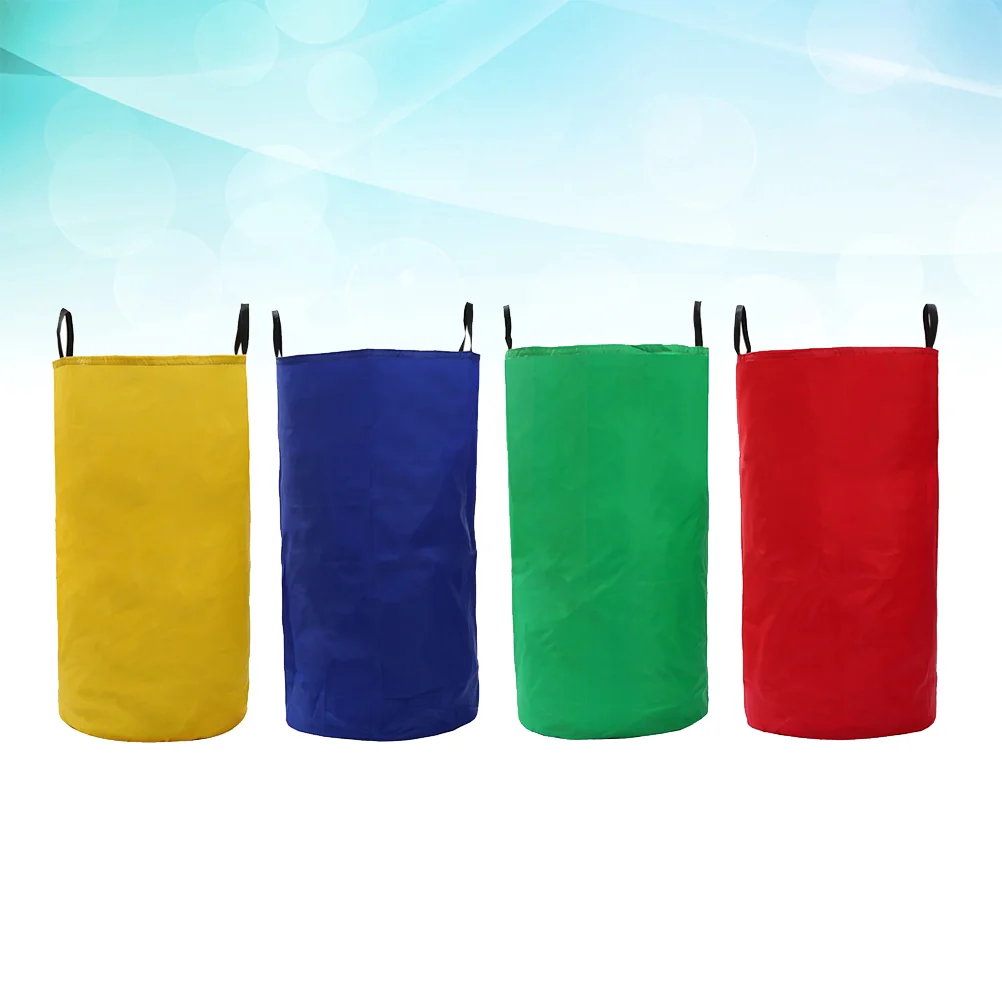 4 Pcs Bags Fun Practical Oxford Cloth Outdoor Sack Race Bags for Storage