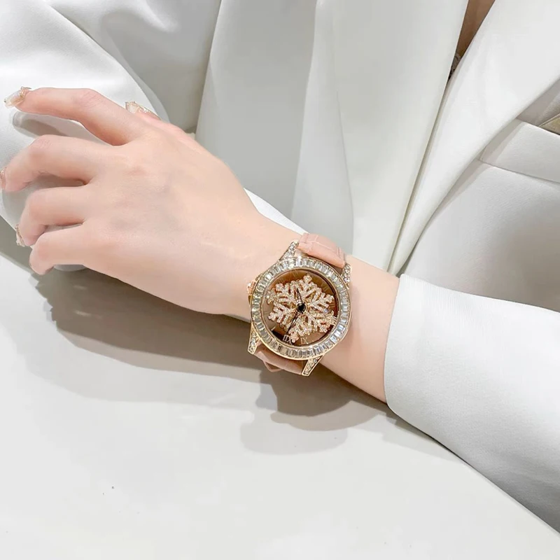 Часы-скелетоны для женщин роскошные женские кварцевые наручные часы со