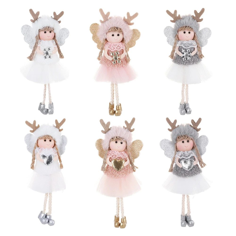 20-сантиметровая мультяшная кукла-Ангел Φ для рождественской елки и дома приносит