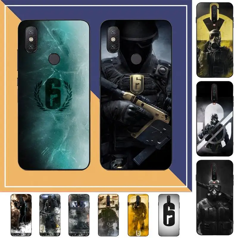 

R-RainbowS S-Six S-SiegeS Phone Case For Redmi Note 4 X 5 A 6 7 8 Pro T 9 Pro 9S 10 Pro 11 Pro 11S 11Epro PocoM3pro