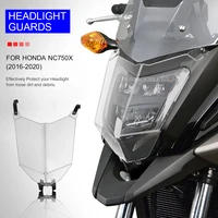 headlight protector guard for honda nc750x nc 750 x 750x 2018 2020 motorcycle accessories acrylic transparent head light cover