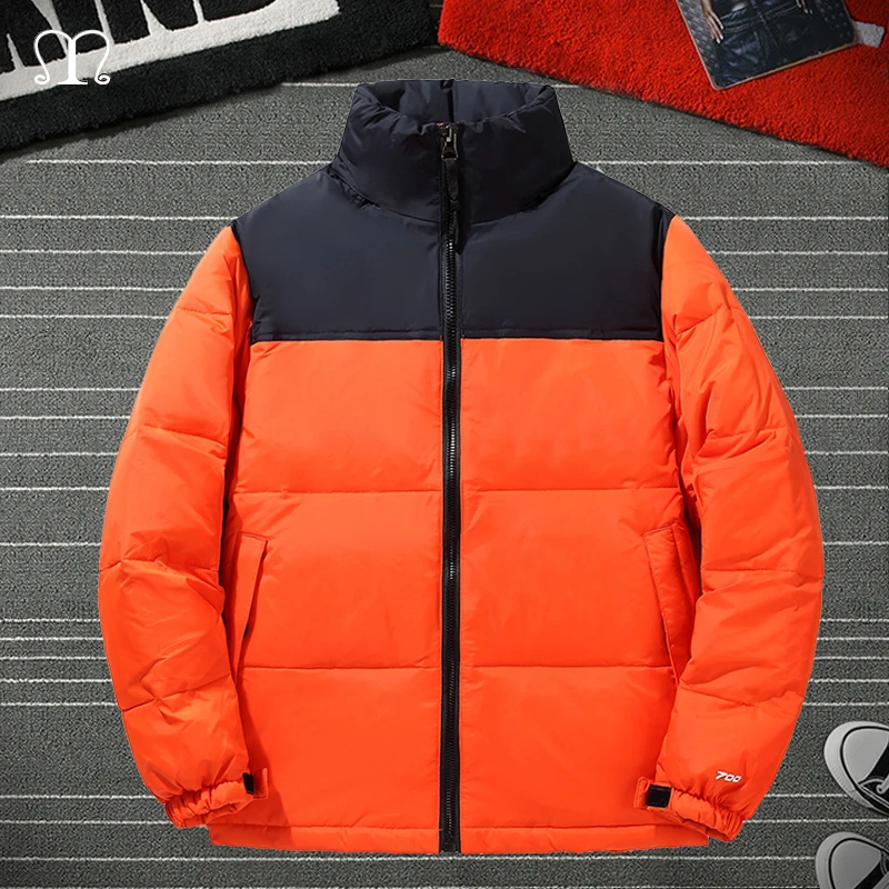 Мужская куртка на утином пуху с воротником-стойкой | одежда