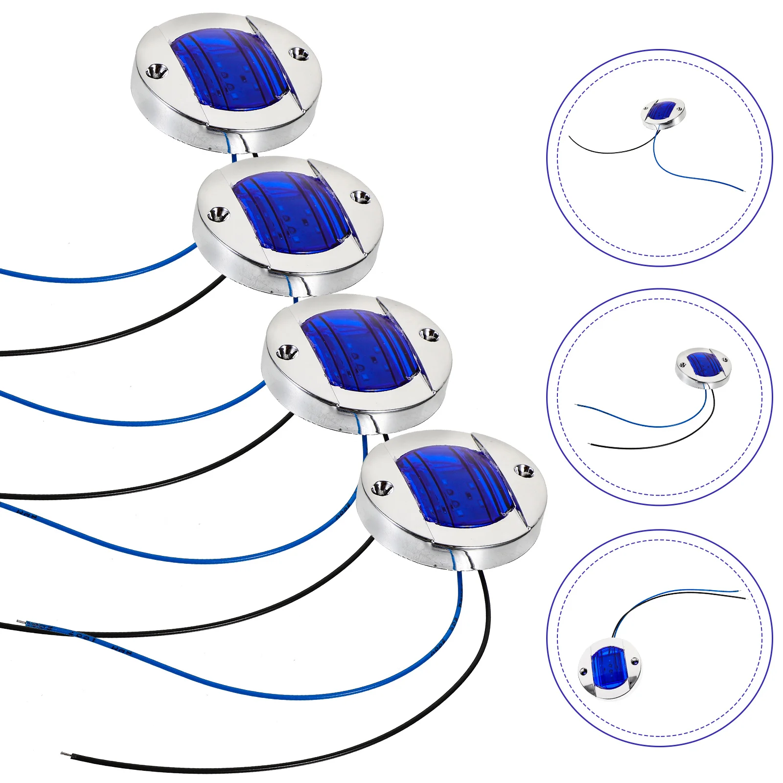 

4 шт., задние фонари для грузовиков