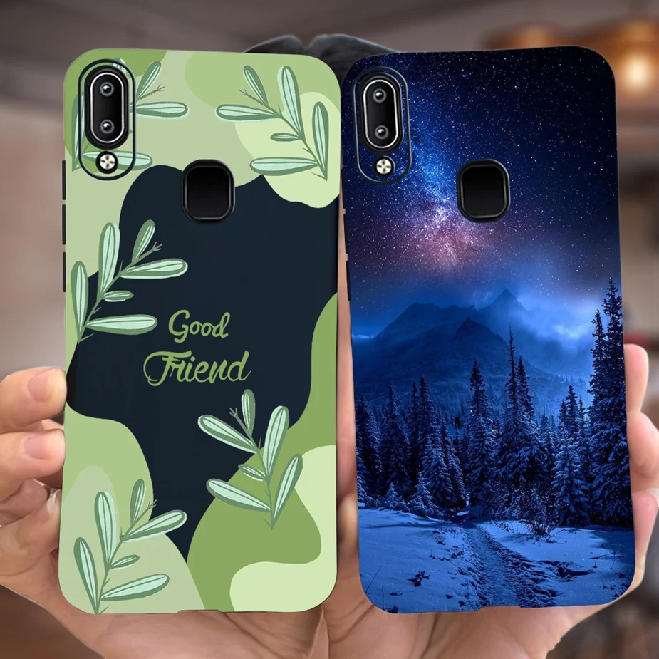 Чехол для Vivo Y91 Y91i Y93 Y95, Стильный чехол с художественной росписью, мягкий чехол для Vivo Y91 Y 93 95 VivoY91 i, задняя крышка, бампер