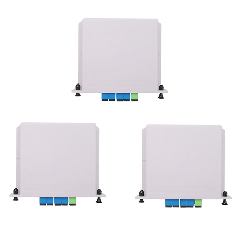 

2X 1:4 Fiber Optical Plc Splitter Sc/Upc 1X4 Lgx Box Cassette Card Inserting Plc Splitter Module