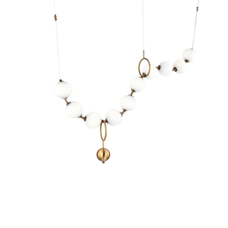 Современный светодиодный стеклянный абажур светильник подвесные светильники в