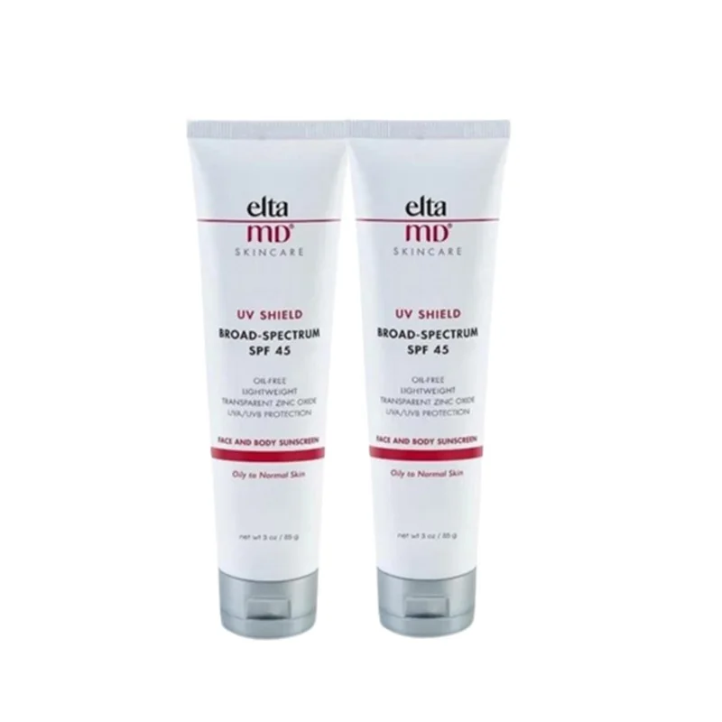 

2PCS Elta MD UV Sunscreen SPF45 Eltamd Makeup Facial Shields Primer Skincare Broad-Spectrum SPF 45 Anti Oxidant Prevent Sunburn