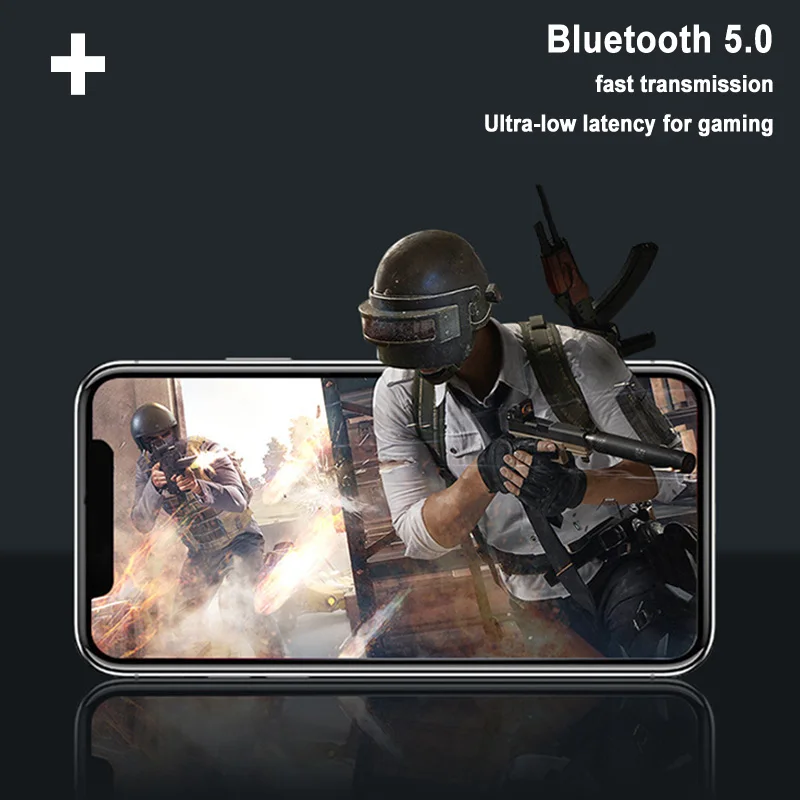 Беспроводные Bluetooth наушники TWS 5.0 9D стерео с микрофоном спортивные
