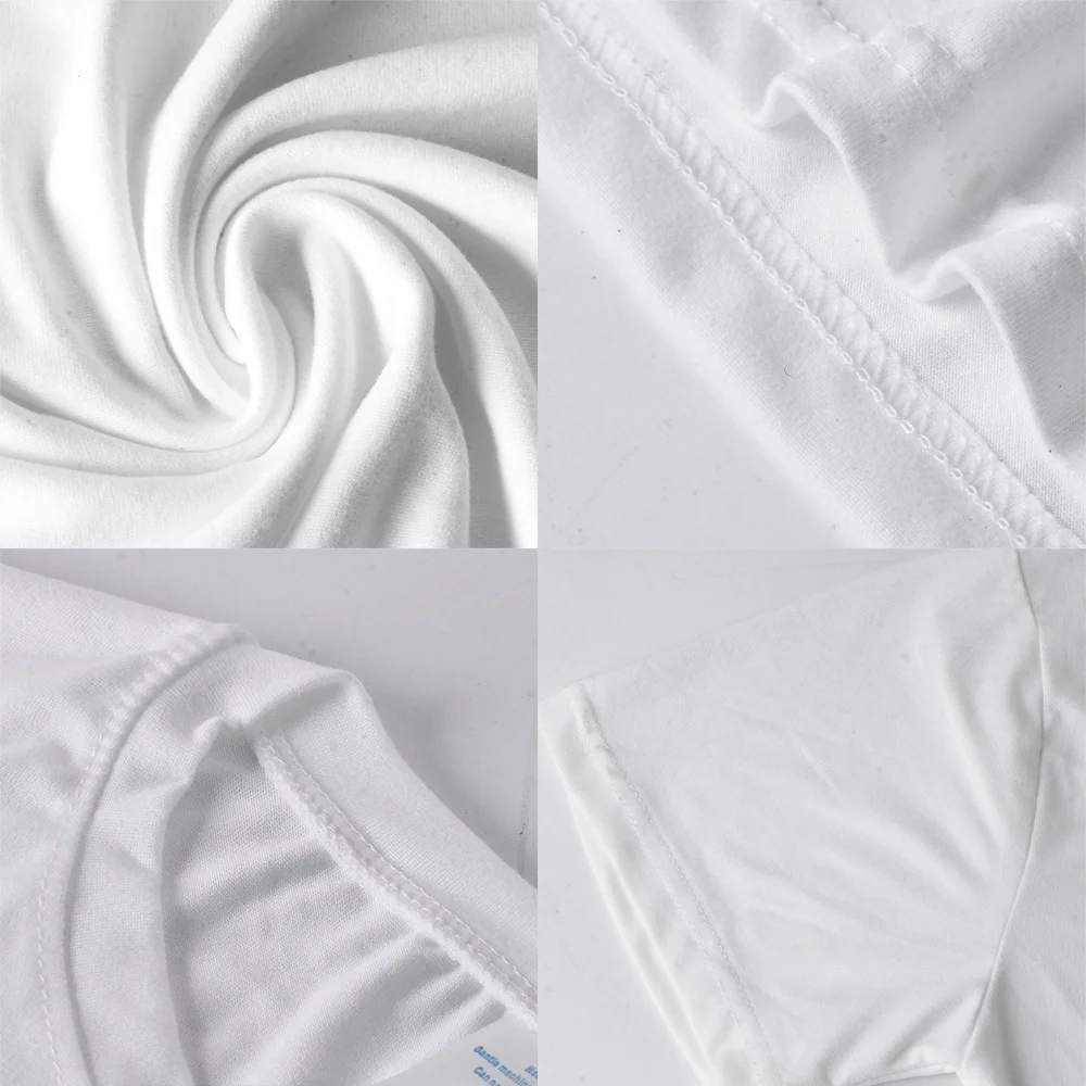 Custom Printed 2022 New Summer T Shirt Women White Causal Round Neck Basic T-shirt Female Solid Tee Short High Quality Black Top 5