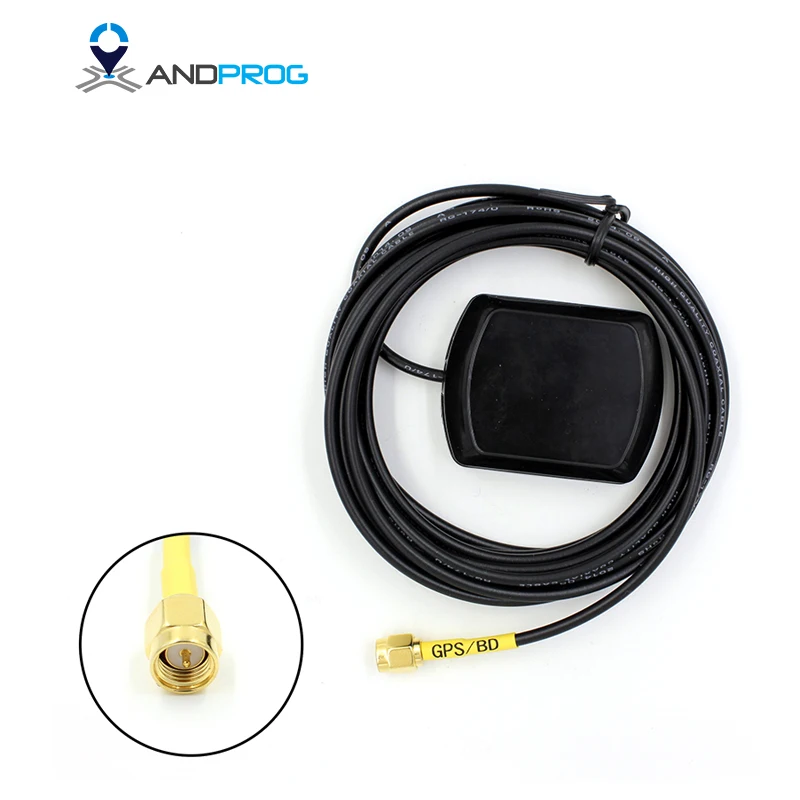 

Waterproof Active GPS beidou compass Antenna with Magnetic Base 28dB 3-5V SMA Connector