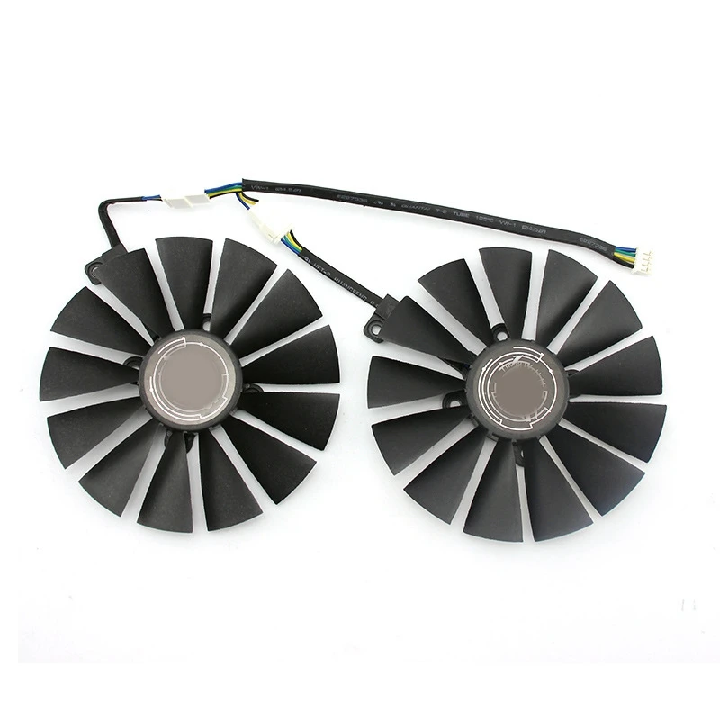 Внешний диаметр 95 мм для ASUS Radeon RX 470 570 4G ROG STRIX GAMING OC Охлаждающие вентиляторы