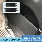 Автомобильные аксессуары для Toyota Corolla E170 E210 2014-2021, боковой органайзер для хранения в багажнике автомобиля, разделительная пластина, задняя крышка
