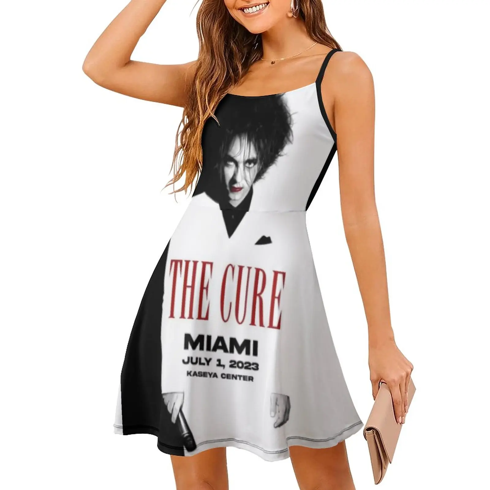 

Sexy Woman's Clothing Suspender Dress The Cure Robert Smith 28 Women's Sling Dress Funny Graphic Parties Humor Graphic