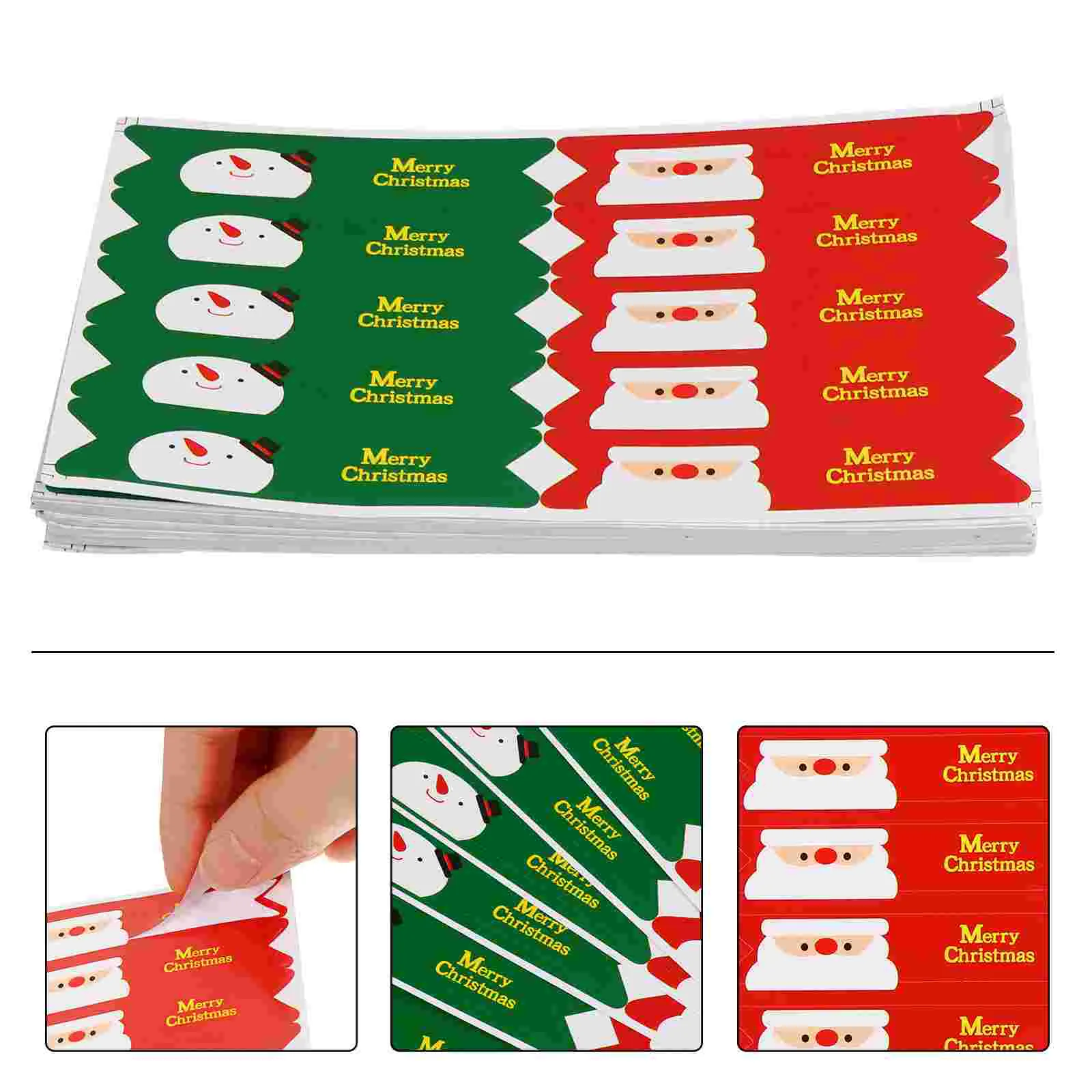 

50pcs Delicate Christmas Label Toothpick Label Toothpick Decor Christmas Sticker