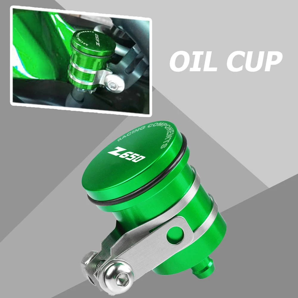 

Motorcycle For KAWASAKI Z650 Z 650 2016-2021 2020 2019 2018 2017 2016 Rear Brake Fluid Reservoir Clutch Tank Oil Fluid Cup Cover