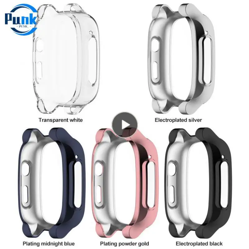 

Smart Watch Case Watch Protective Case Screen Protector Protective Bumper Soft Tpu Electroplating Full Shell Protective Cover