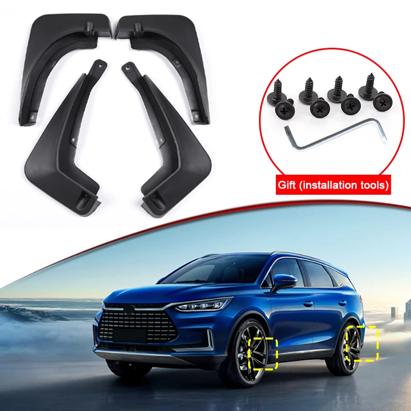 

Car Styling For BYD TANG EV TAN EV 2022 2023 ABS Car Mud Flaps Splash Guard Mudguards MudFlaps Front Rear Fender Auto Accessory