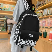cgcbag 2022 new korean fashion women backpack large capacity school backpack for teenager girls casual female travel school bag