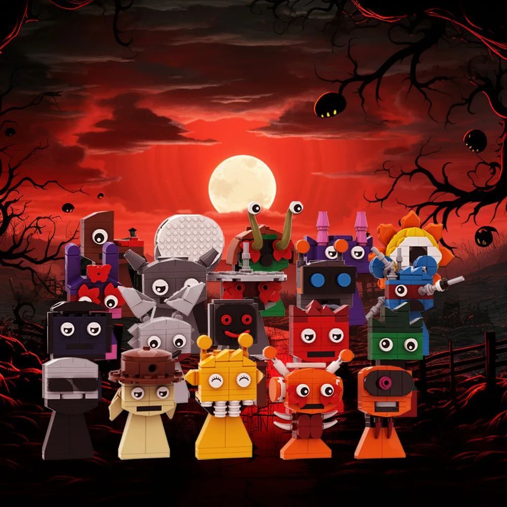 Новые Moc музыкальные игры Incredibox Sprunki строительные блоки наборы моделей милые