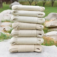 white outdoor binding rope mountaineering safety cotton thread rope self priming rope flagpole tent draw rope