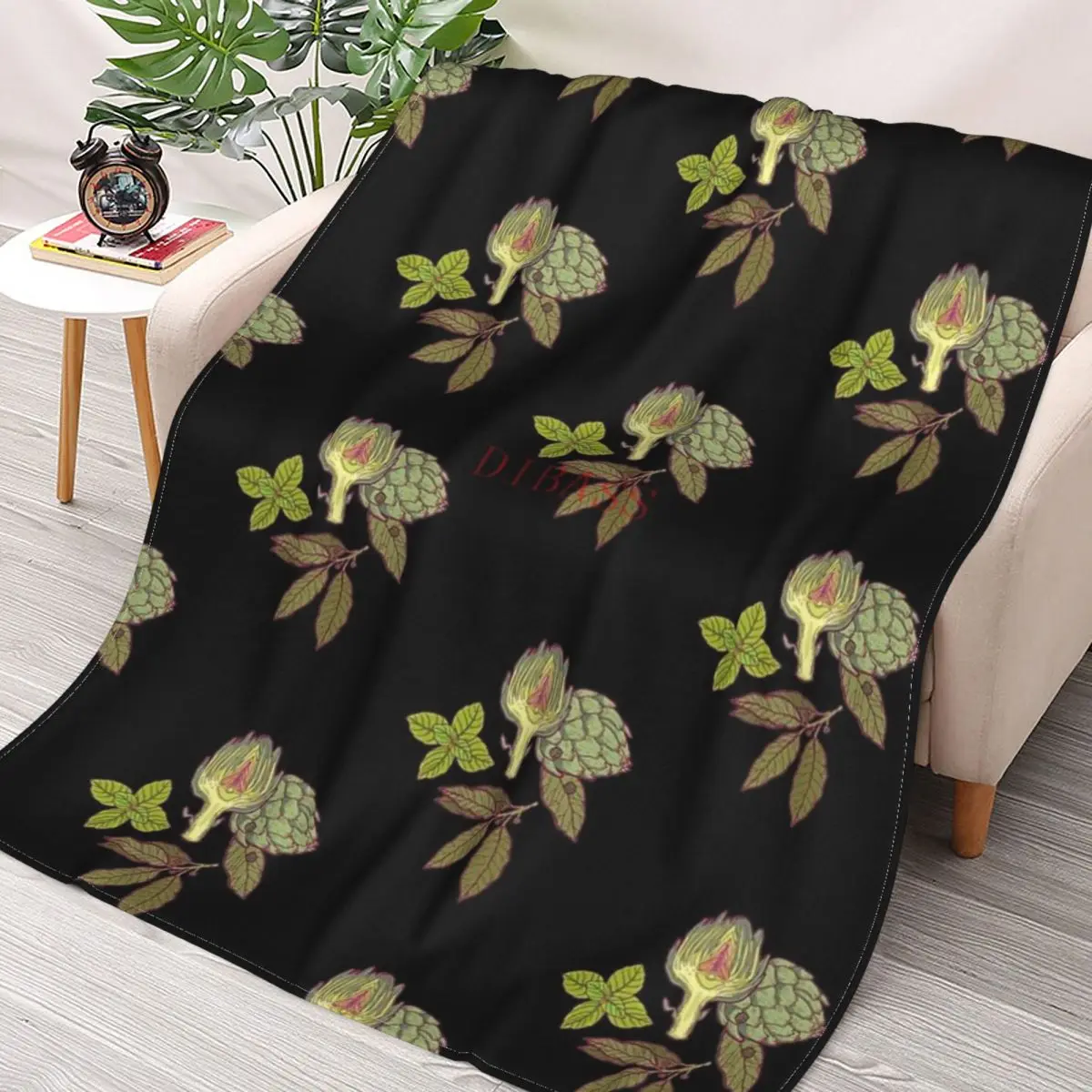 

Love To Cook 3D Printed Flannel Throw Blanket