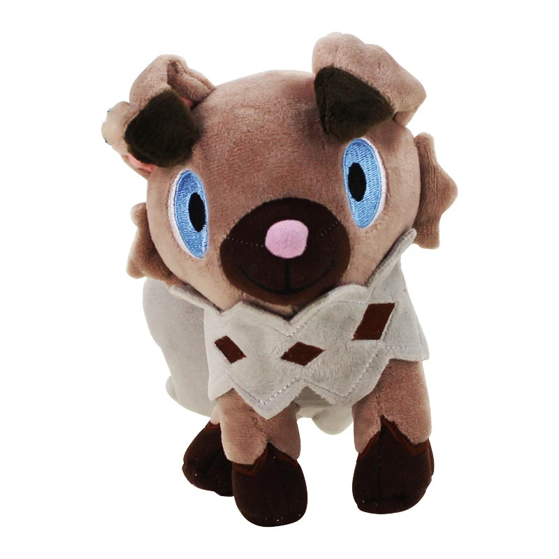 

20cm Pokémon Rockruff Cute Plush Toys Children's Cartoon Anime Soft Doll Boys Girls Birthday Christmas Gifts Home Decoration