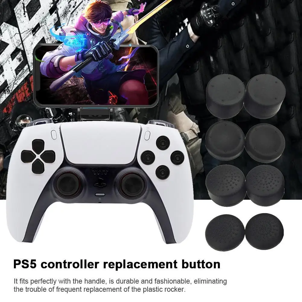 

8pcs for PS5/PS4/PS3/PS2/Xbox 360/Xbox Controller Analog Thumb Stick Grip Cap