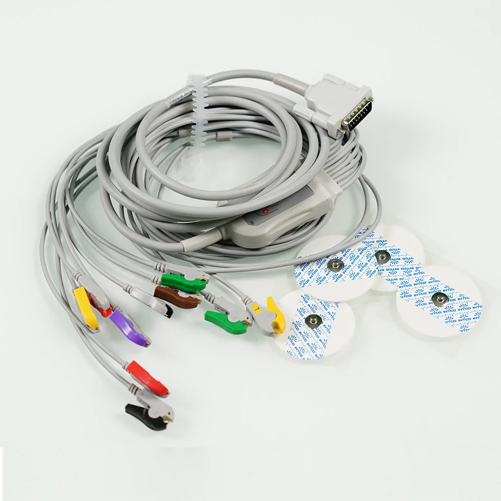 

Совместим с устройством ЭКГ EKG модели ME03, ME06, ME12 с выводом 10 выводов