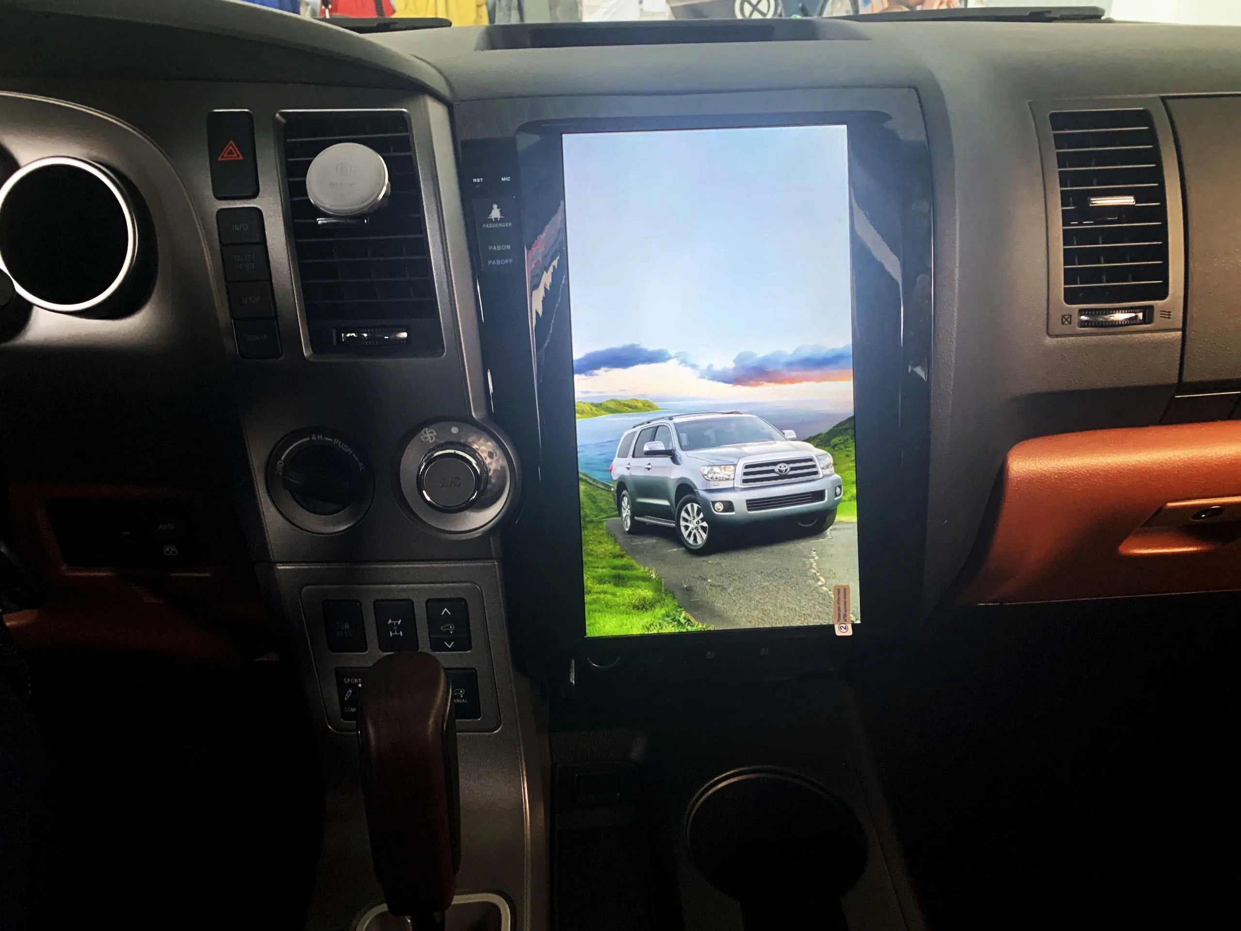 4G128G 13 6 дюймов PX6 Android Тесла стиль HD экран автомобильный GPS-навигатор для Toyota Tundra