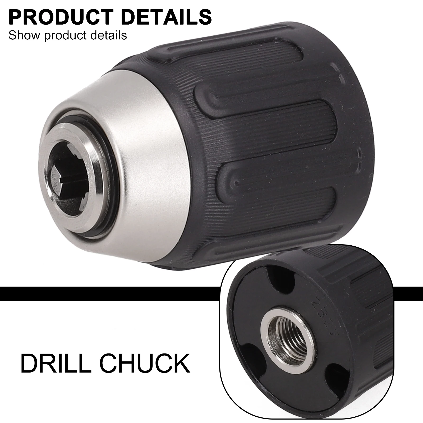 N 472497 Патрон 1/2 дюйма для DCD771/DCD777/DCD734/DCD776/DCD778/DCD760/DW959K-2 сменный сверлильный патрон