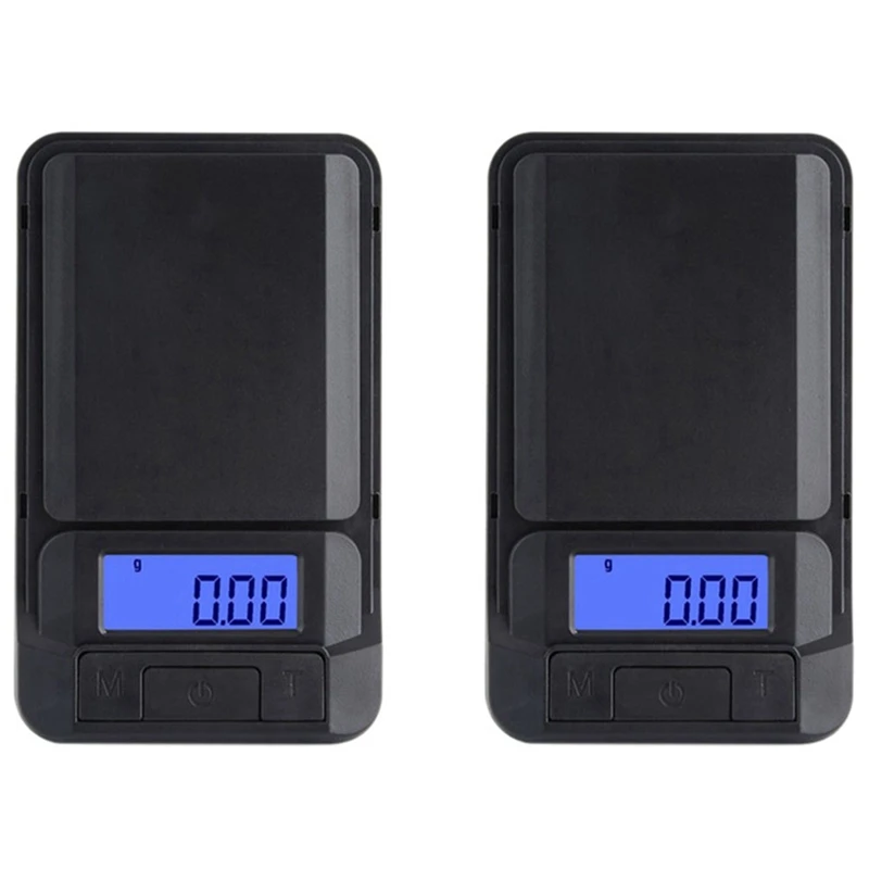 

2X 0.01G Electronic Digital Scale Portable Home High Accuracy Kitchen Powder Weighing Balance