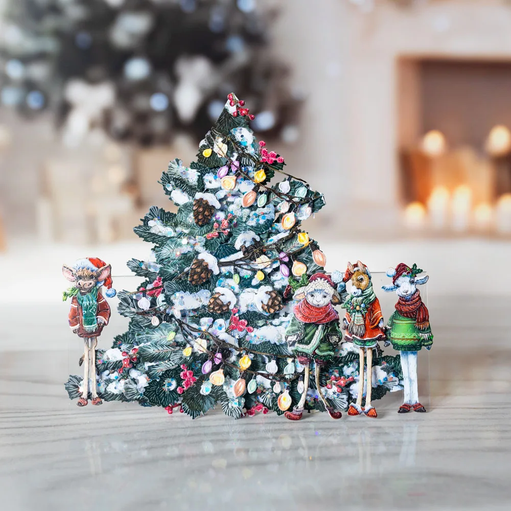 Коллекция сезонных штампов Snuggles новые металлические пресс-формы для бумаги