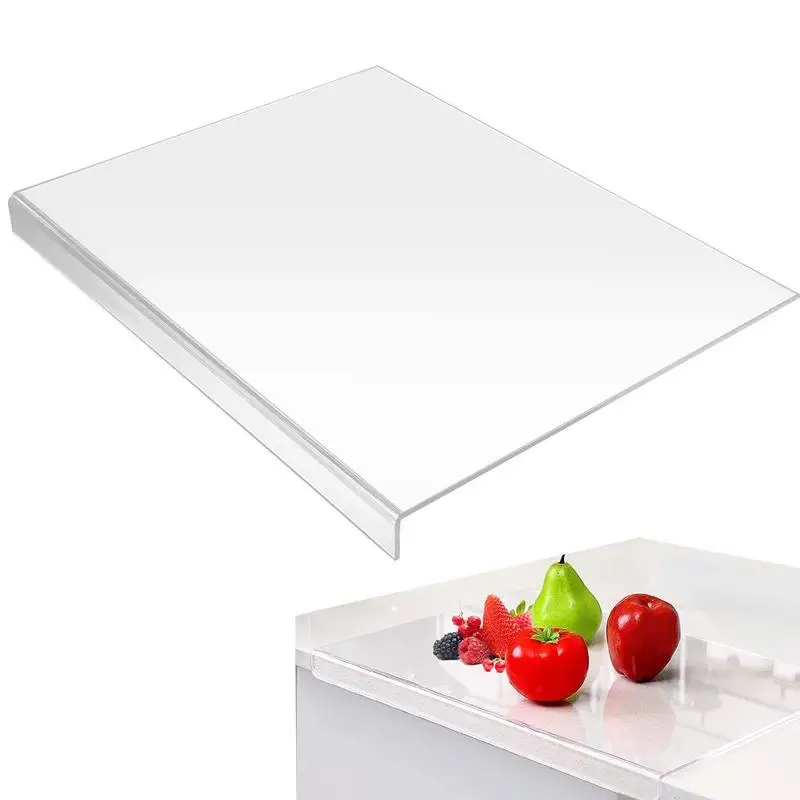 

Clear Cutting Board Acrylic Anti-Slip Transparent Cutting Board With Lip For Countertop Protector Cutting Boards For Kitchen