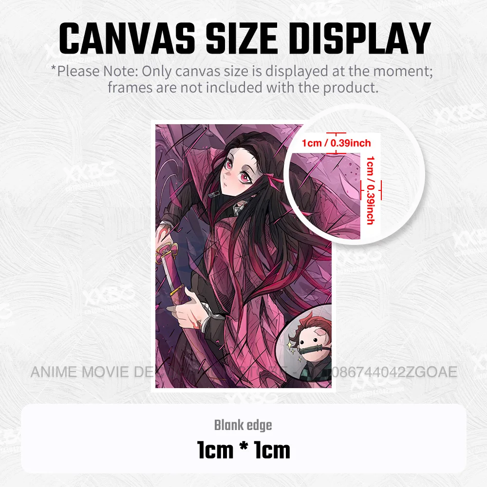 Плакаты с изображением рассекающего демонов Kamado Tanjirou без рамки картина в стиле