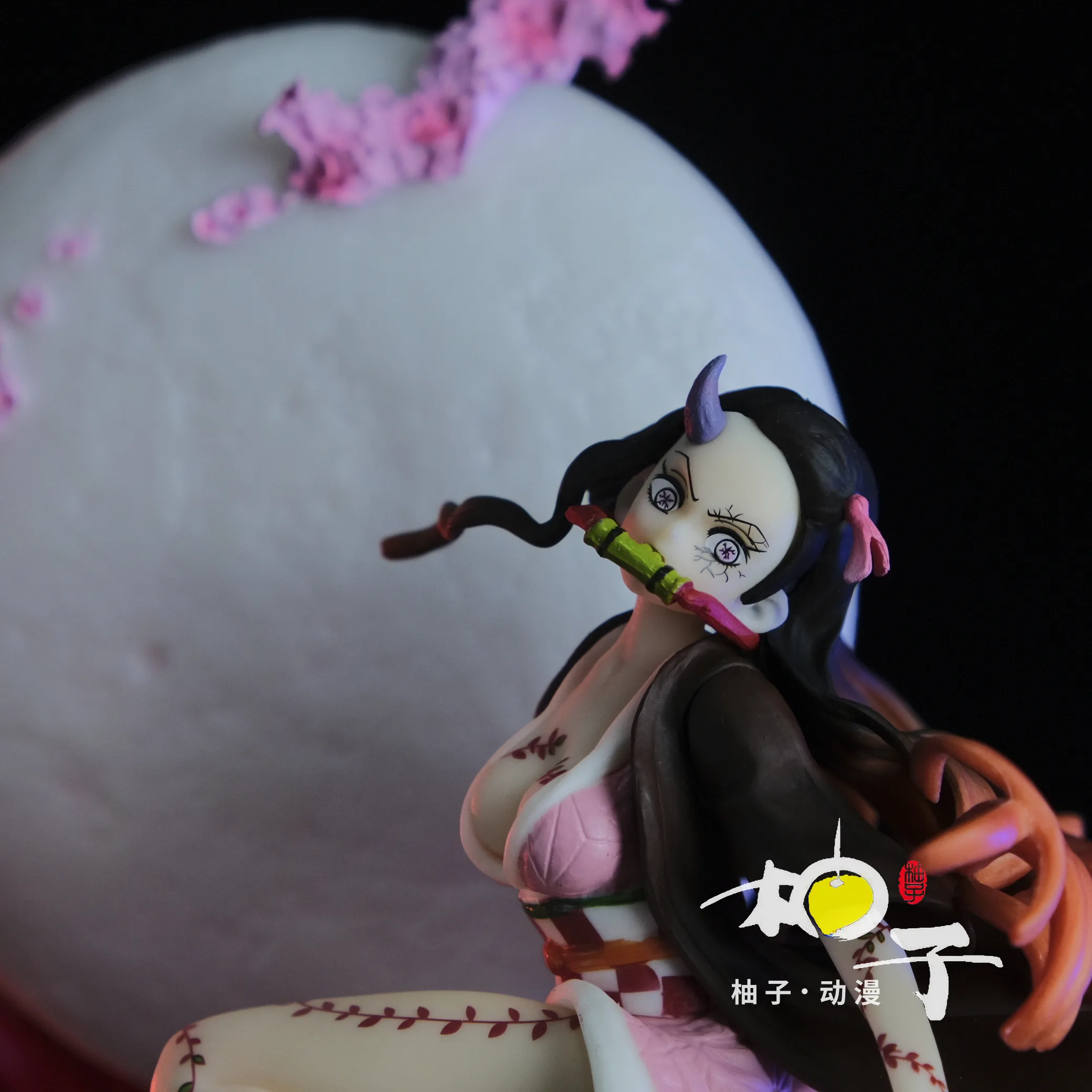 Anime Figure Demon Slayer GK Transformation Kamado Nezuko Exploding Blood Ver. Action Model Statue Collection Toy |