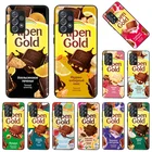 Для Samsung A52 A12 A32 A22 A72 A42 A71 A51 A41 A31 A21S A11 A70 A50 A40 A20 A9 A7 шоколадный Альпен золотой черный чехол для телефона