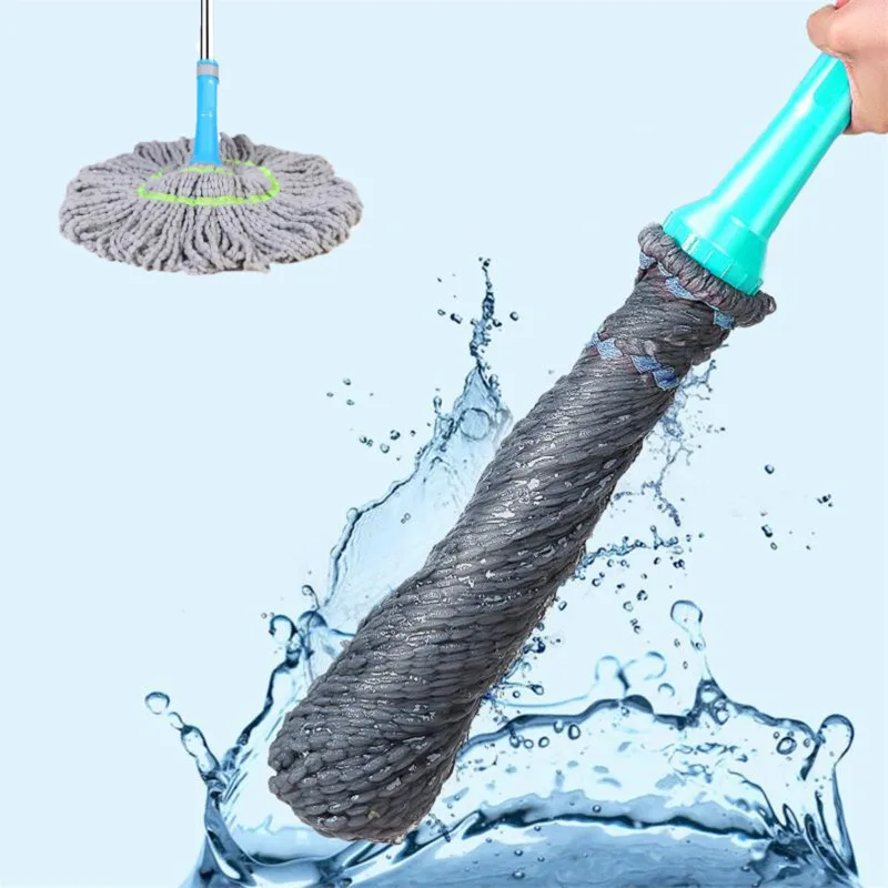 

Round Mop Self-Twisting Help Lightning Offers Practical Home Wipe Up Squeeze Windows Household Cleaning Tools for Wash Floor Pad