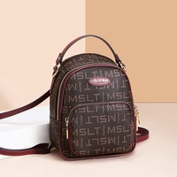 mashalanti small leather women backpack vintage business female laptop bag lady shoulder bags school bag