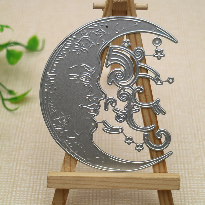 

Frame Metal Moon Scrapbook Die Cut Mold Scrapbook Embossing Blade Punch Stencils DIY Craft Knife Mould