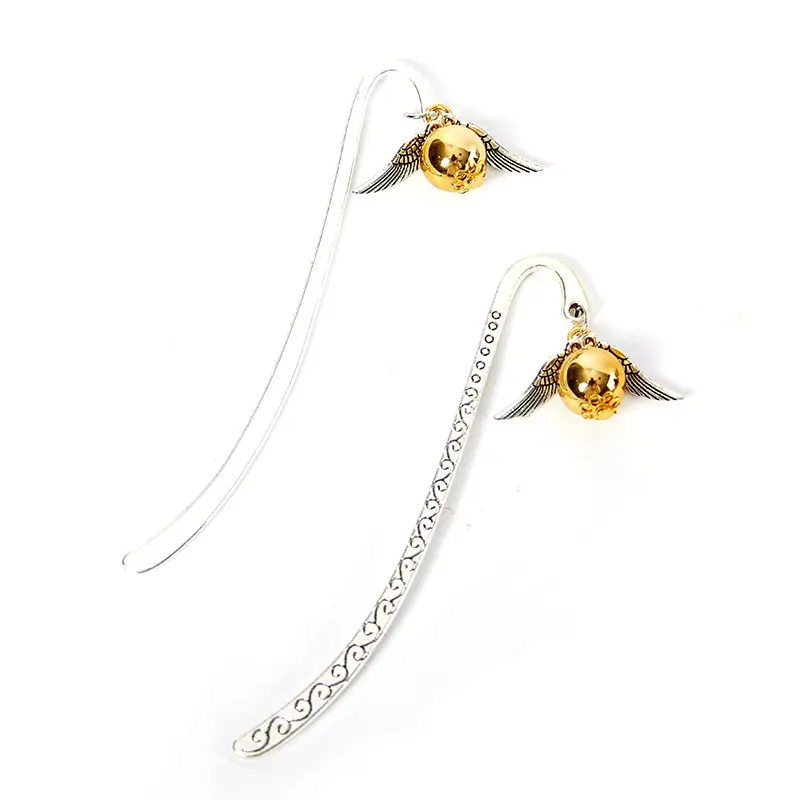 

2022 металлическая Закладка в ретро стиле в виде крыла для книги