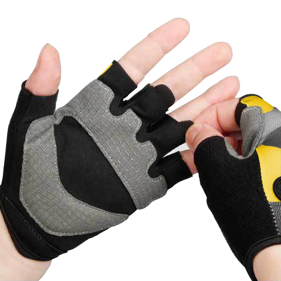 Перчатки велосипедные NEWBOLER с полупальцами ударопрочные для улицы мужчин и